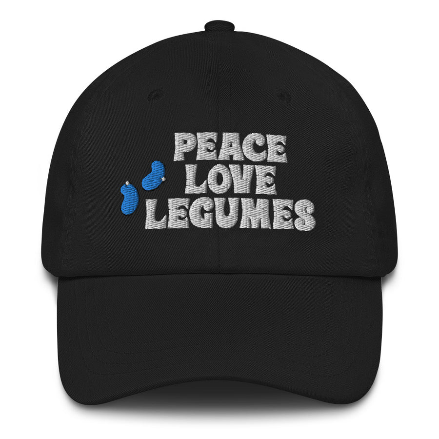 Peace, Love Legumes Hat - Dark