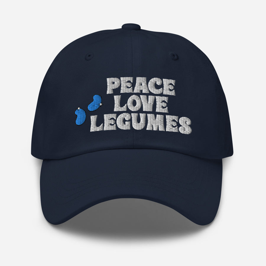 Peace, Love Legumes Hat - Dark